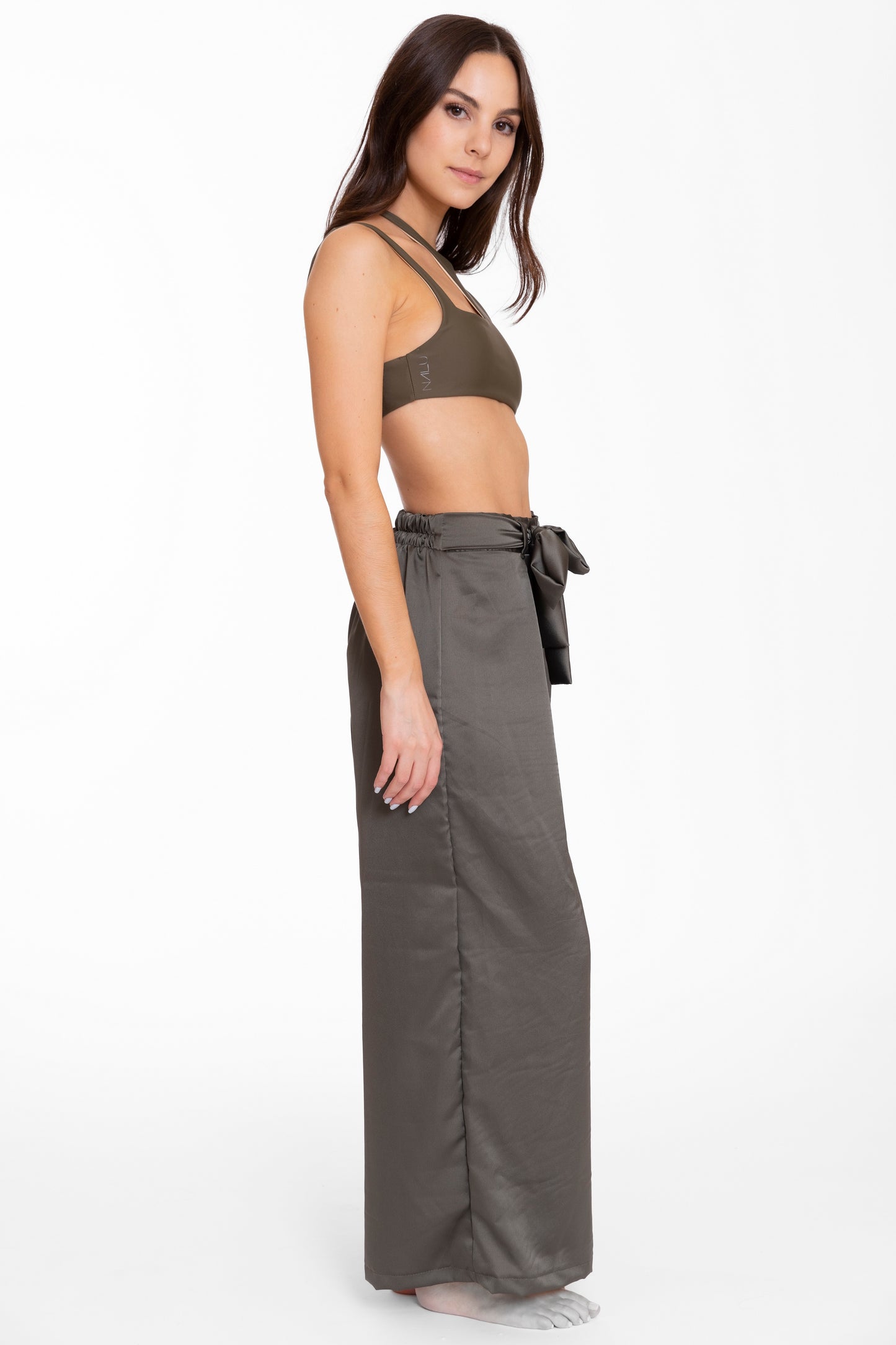 Ailani Pants - Satinated Green