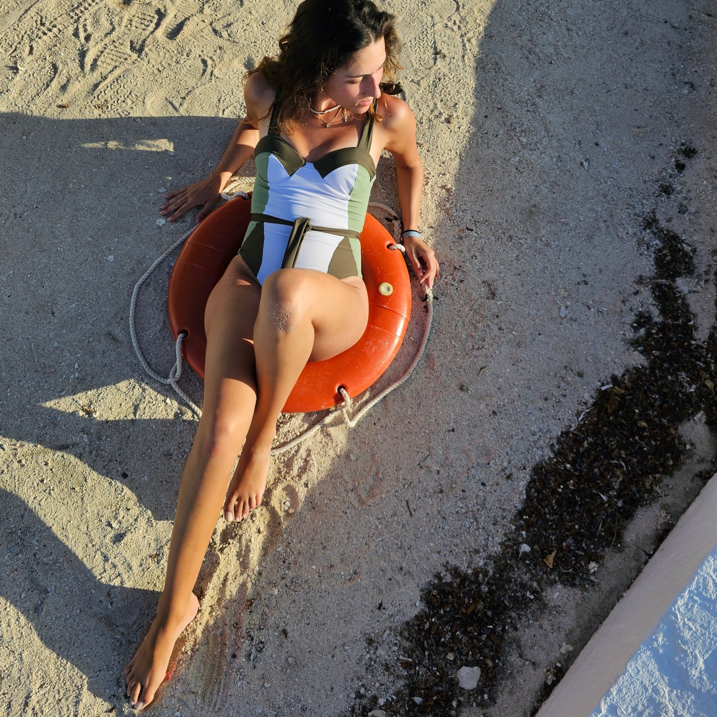 Balandra One Piece - Olive Mint