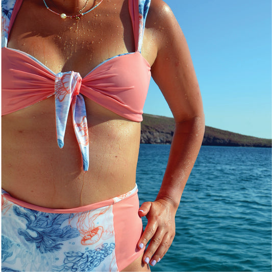 Bora Bora Top - Coral