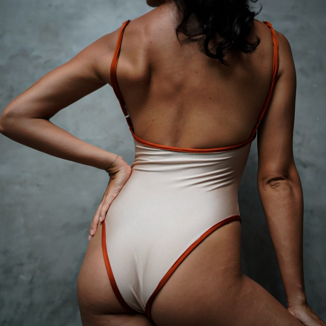 Lagos One Piece - Flame&Champagne