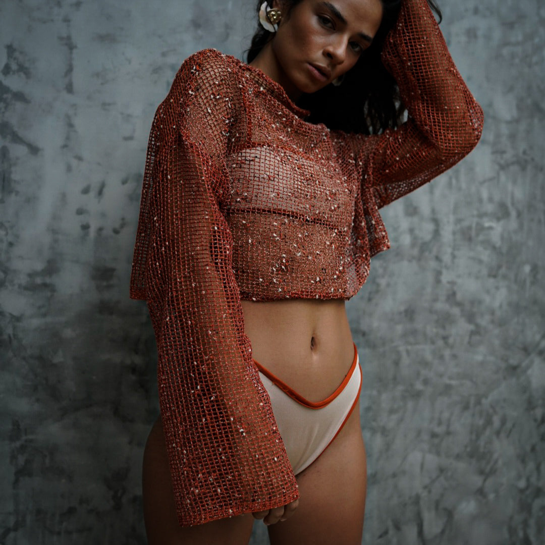 Palmeira Shirt - Flame