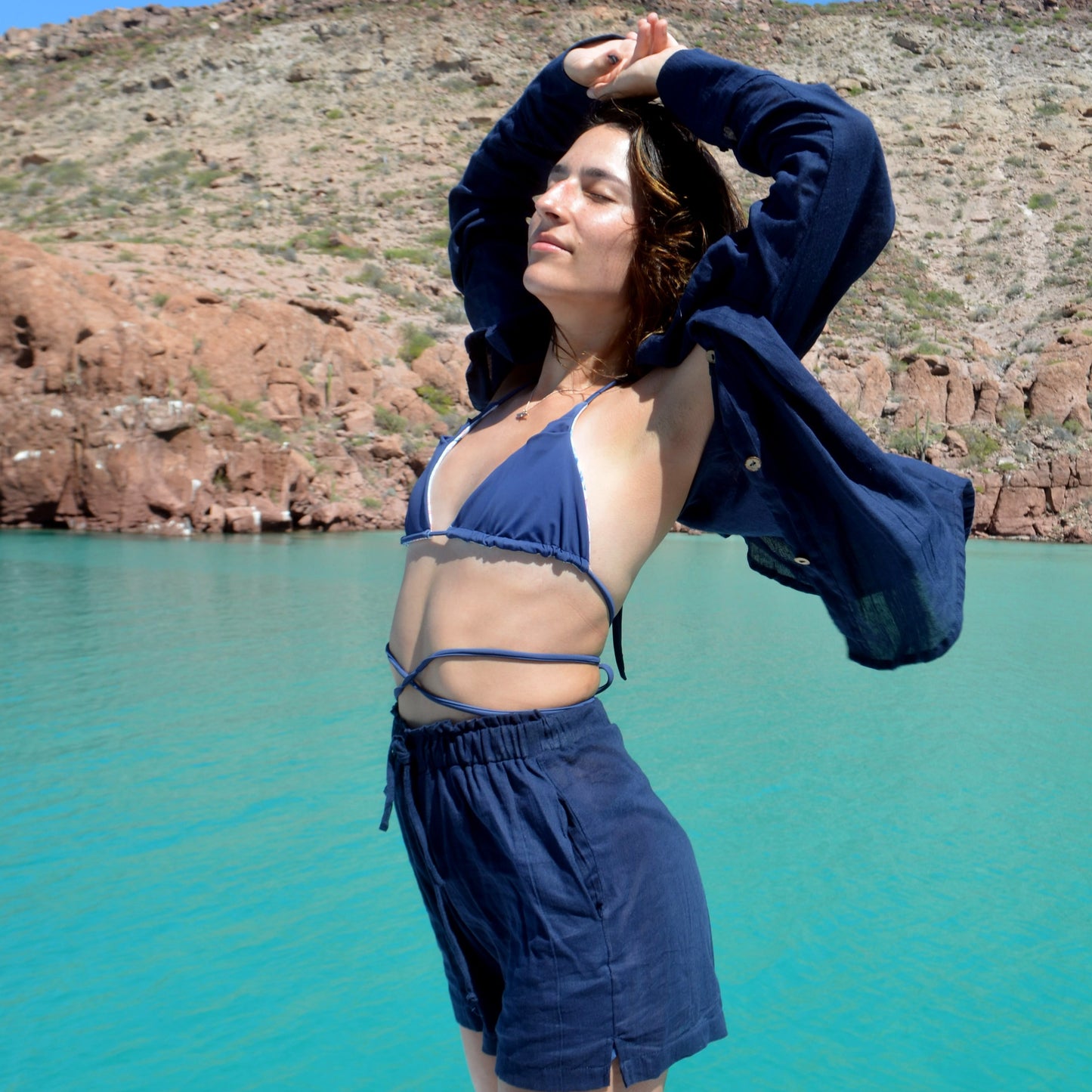 Malibu Top - Navy