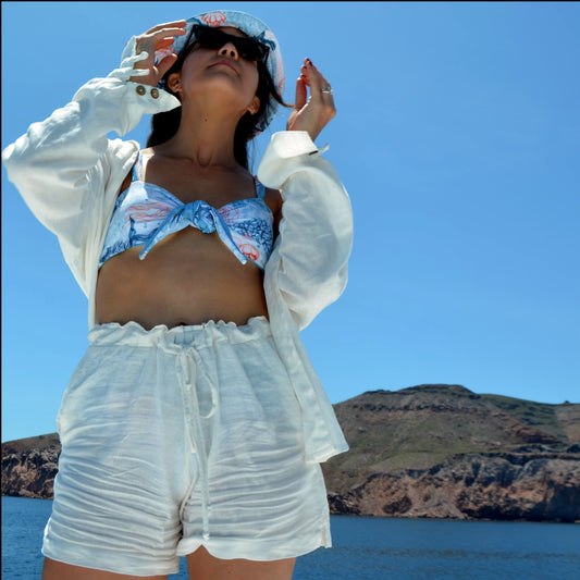 Maldivas Shorts - White