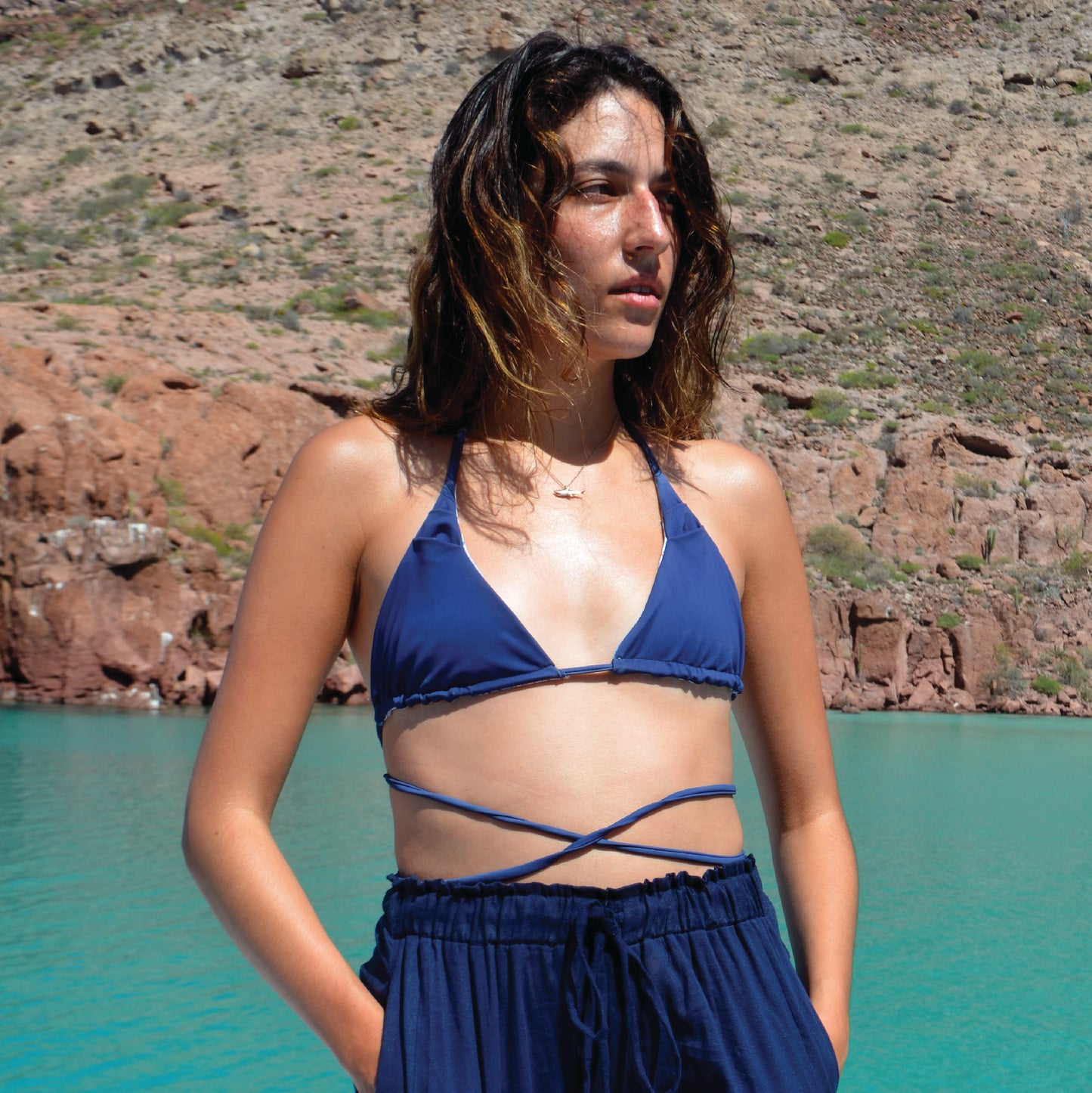 Malibu Top - Navy