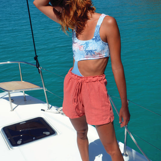 Maldivas Shorts - Coral
