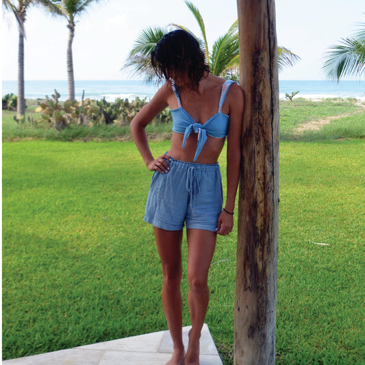 Maldivas Shorts - Cerulean