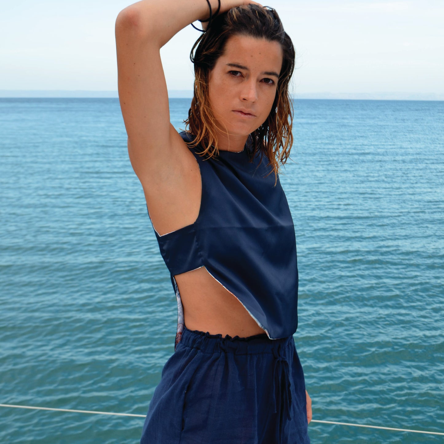 Zanzibar Blouse - Navy